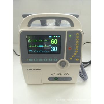 Moniteur de défibrillateur d&#39;ECG de Chine